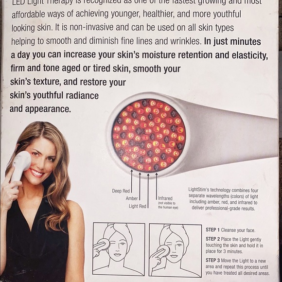 LIGHTSTIM FOR WRINKLES NEW OPEN BOX - Picture 3 of 7